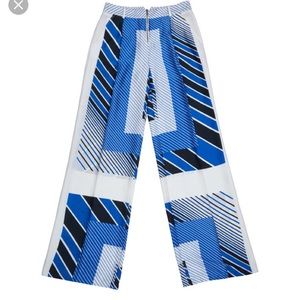 ISO BCBGMAXAZRIA, Scarf print silk pants